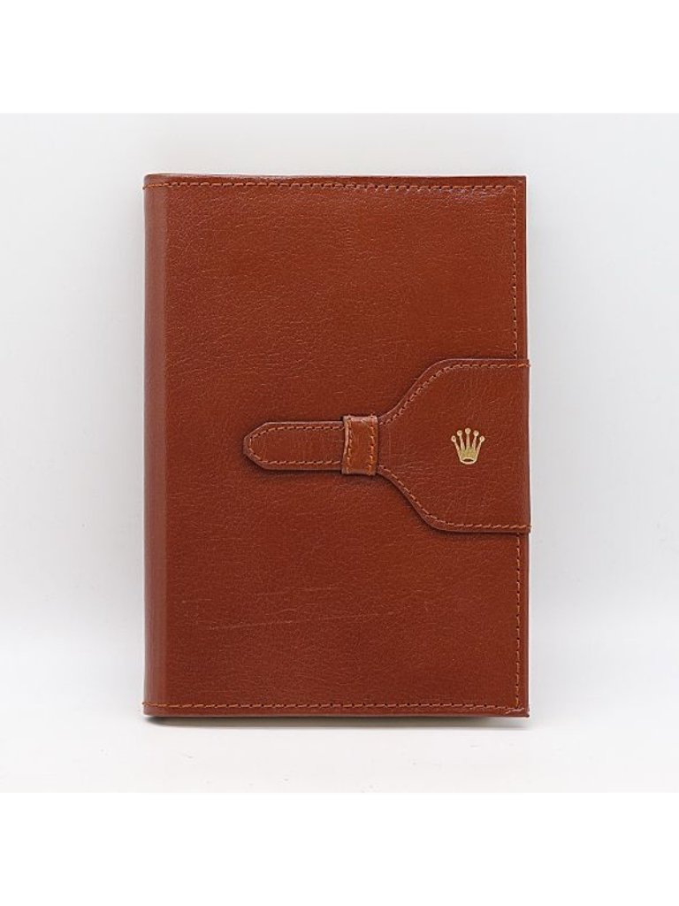 Rolex Notebook Leather Brown Color Mtm Agenda Rolex Notebook Leather Brown Color Mtm Agenda